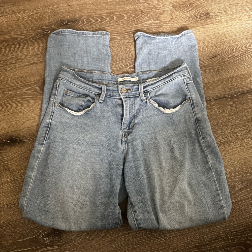 Levi vintage 505 straight leg jeans